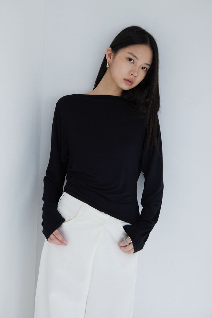 Collagen Draped Back Top