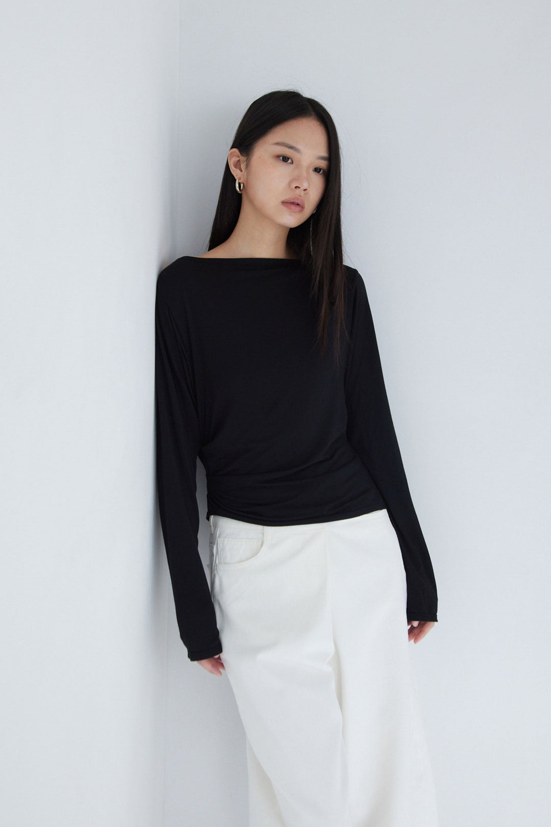 Collagen Draped Back Top