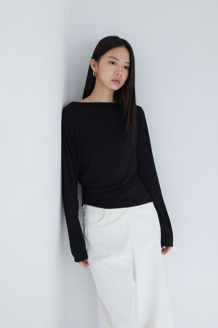 Collagen Draped Back Top