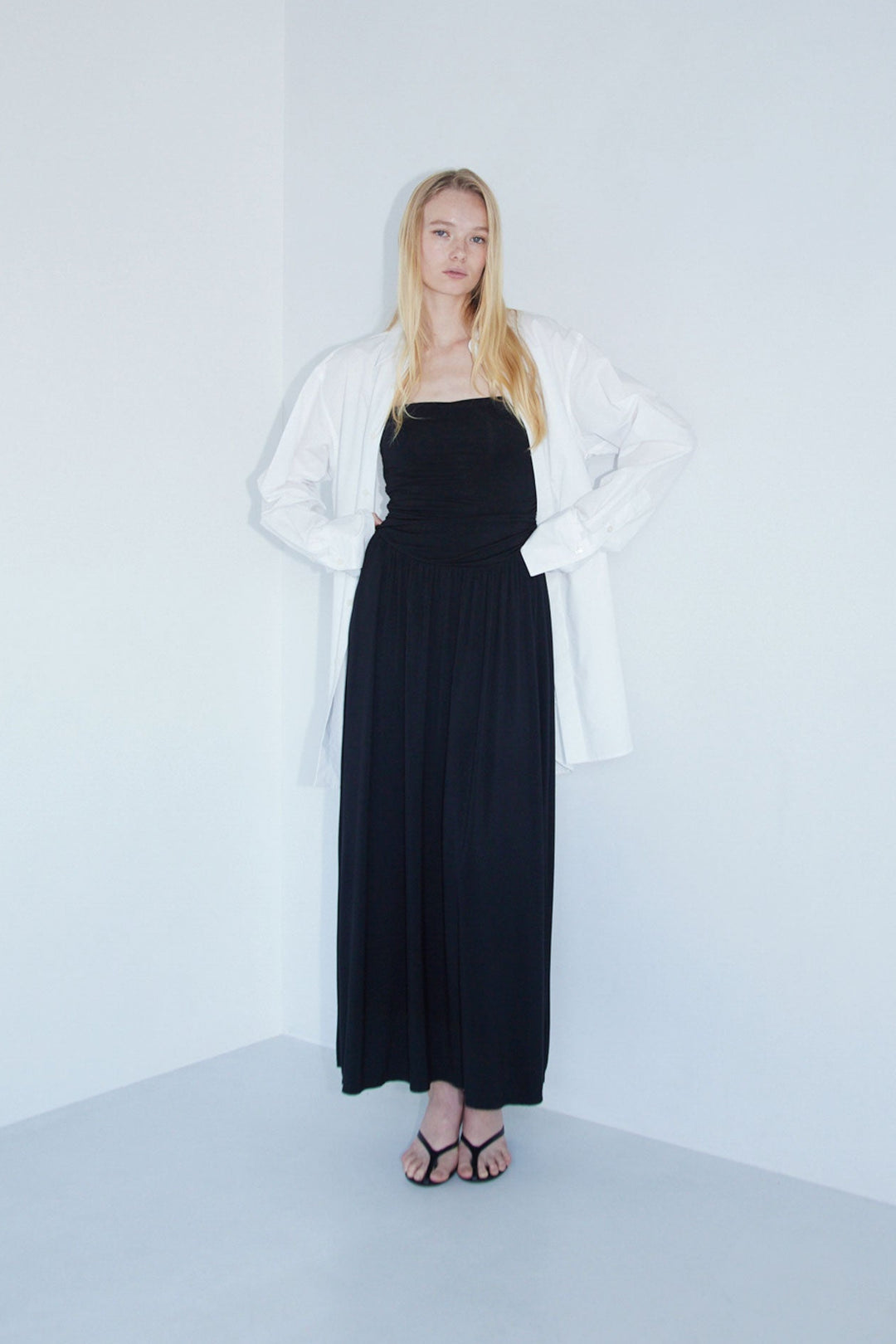 Collagen Multi Gathered Dress
