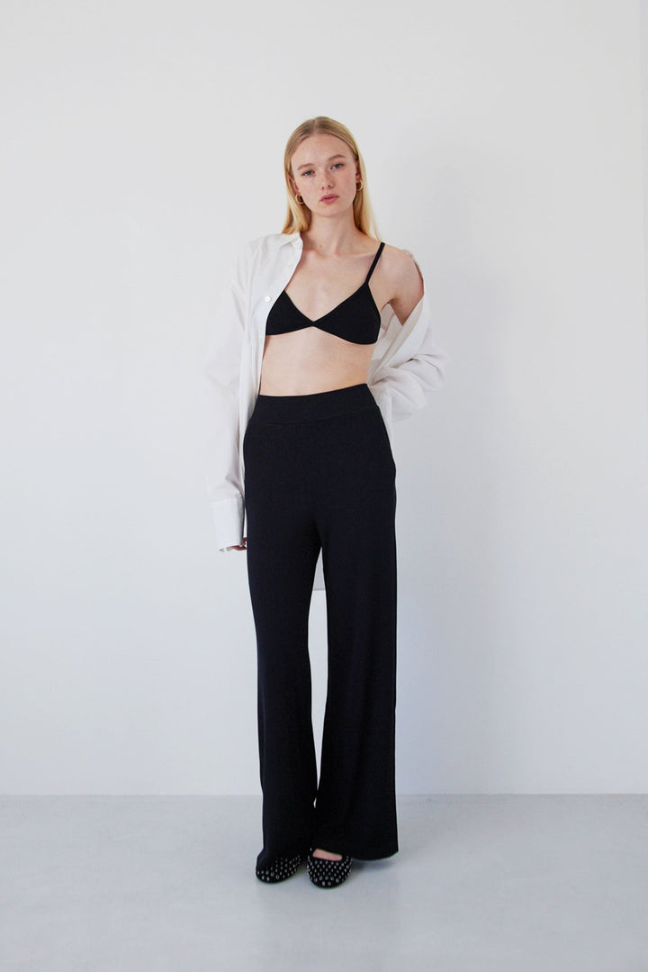 Collagen Ribbed Triangle Bra