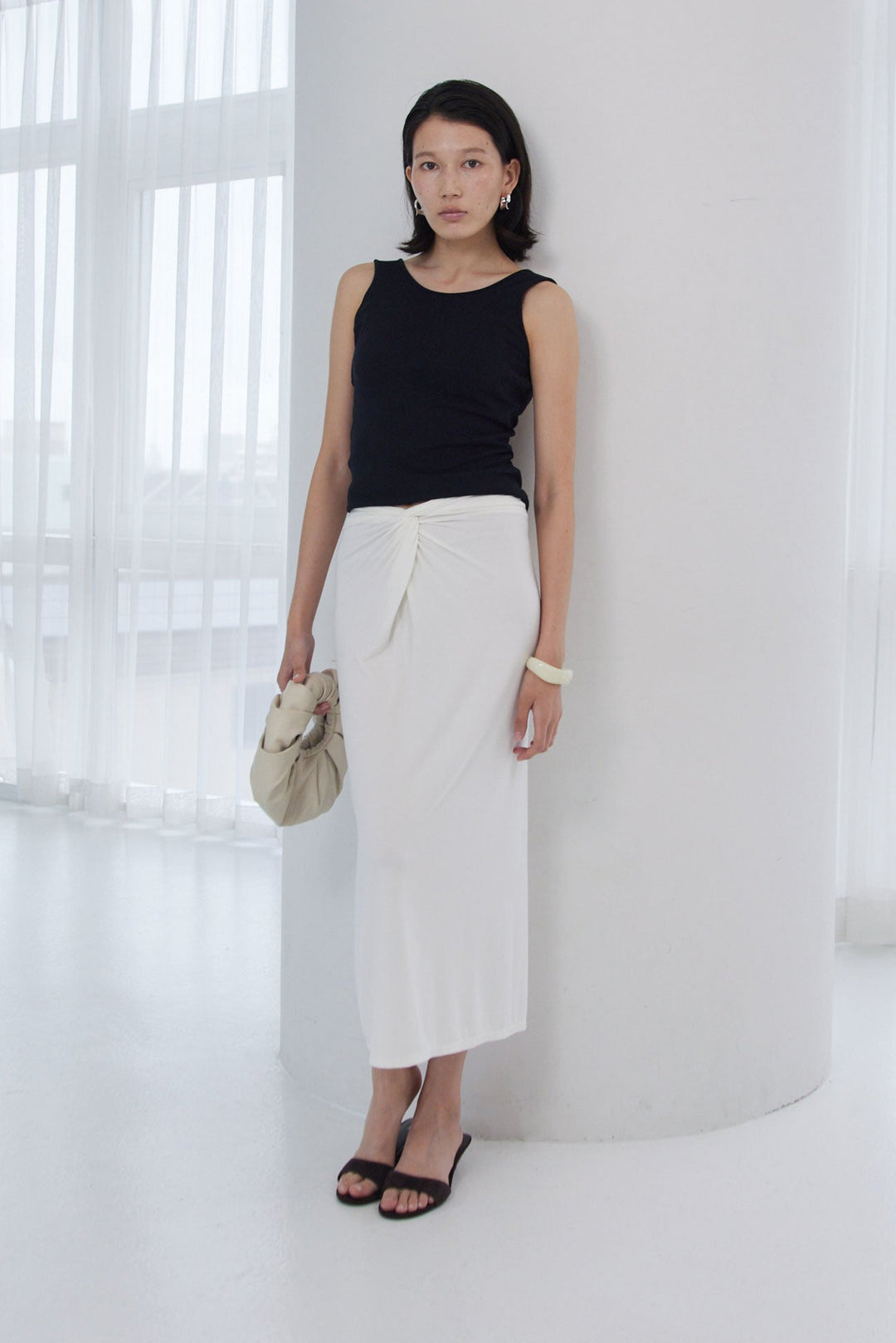 Collagen Knot Detail Skirt