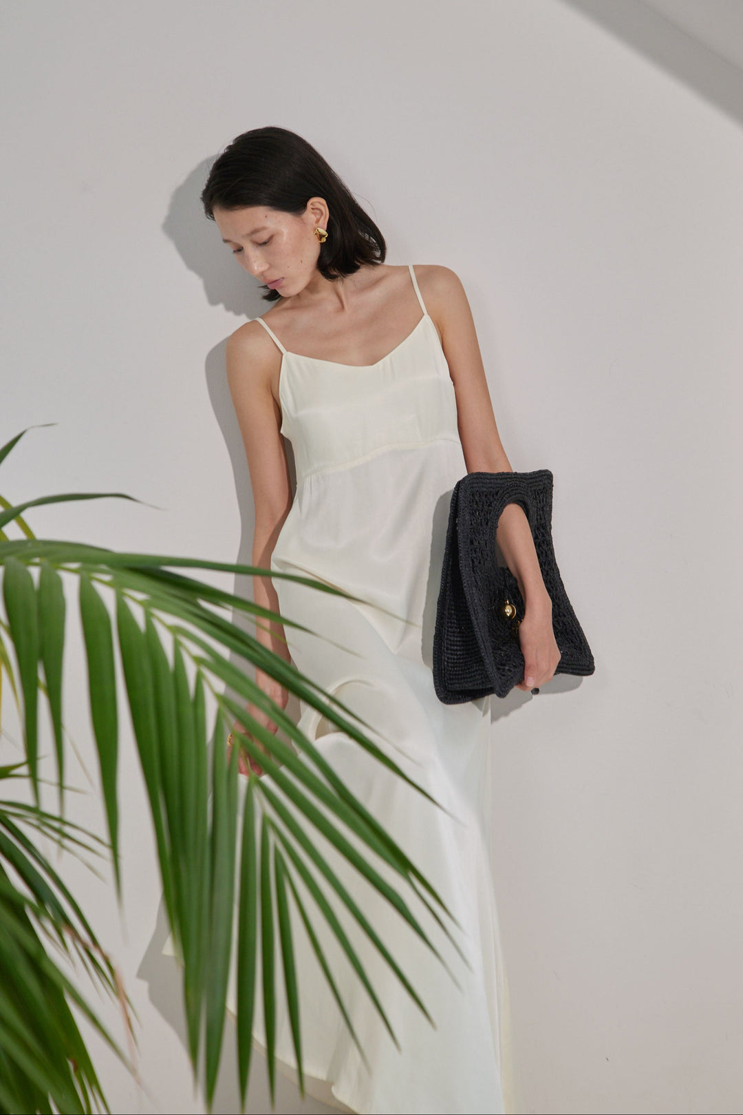 Collagen Satin Slip Dress
