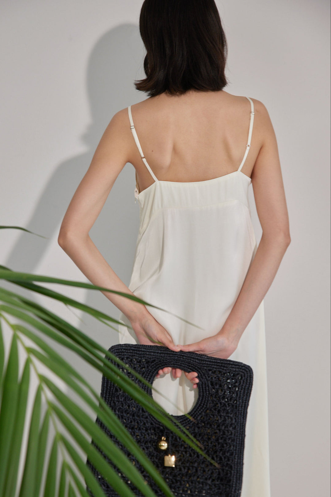 Collagen Satin Slip Dress