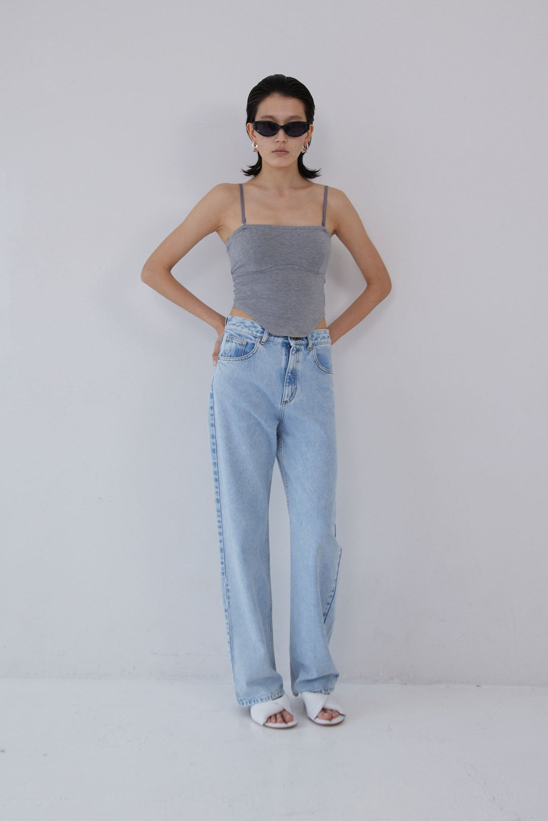 Collagen Straight-Fit Denim Pants