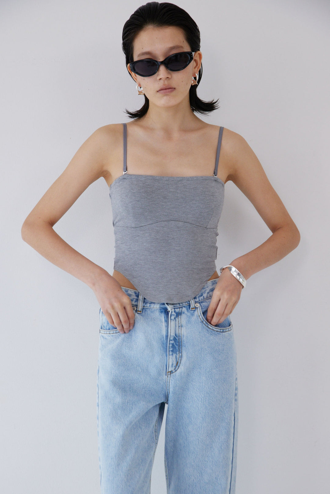 Collagen Curved Line Tube Top