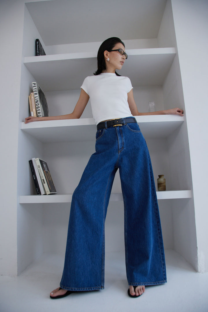 Collagen Baggy Denim Pants