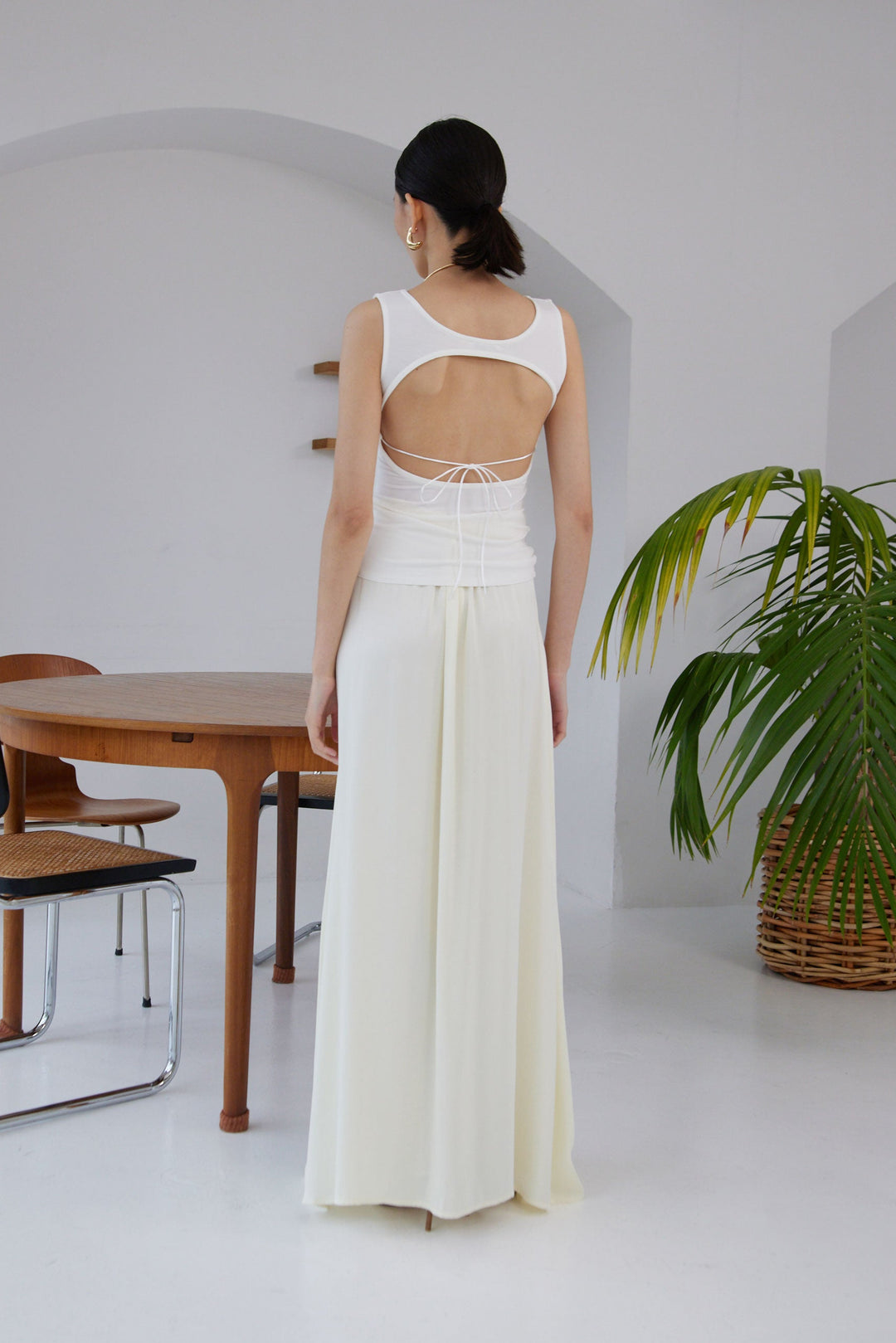 Collagen Open Back Tank Top