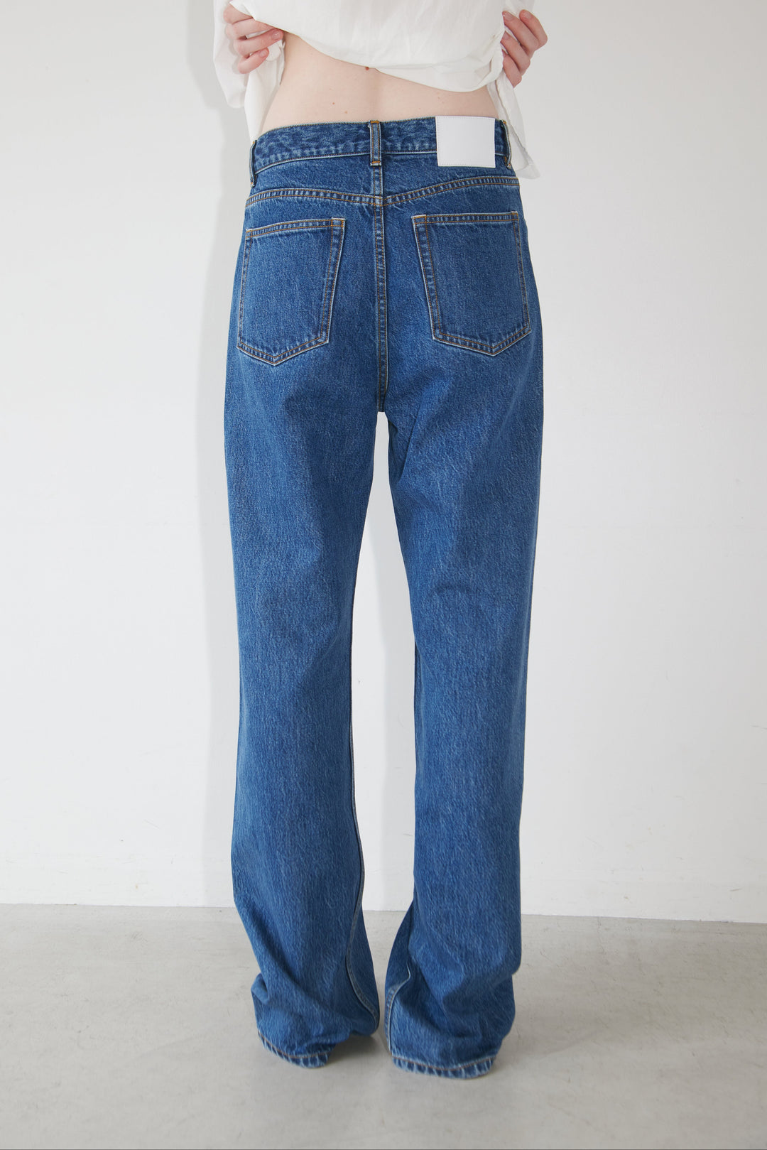 Collagen Straight-Fit Denim Pants
