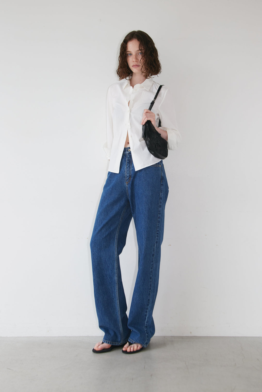 Collagen Straight-Fit Denim Pants