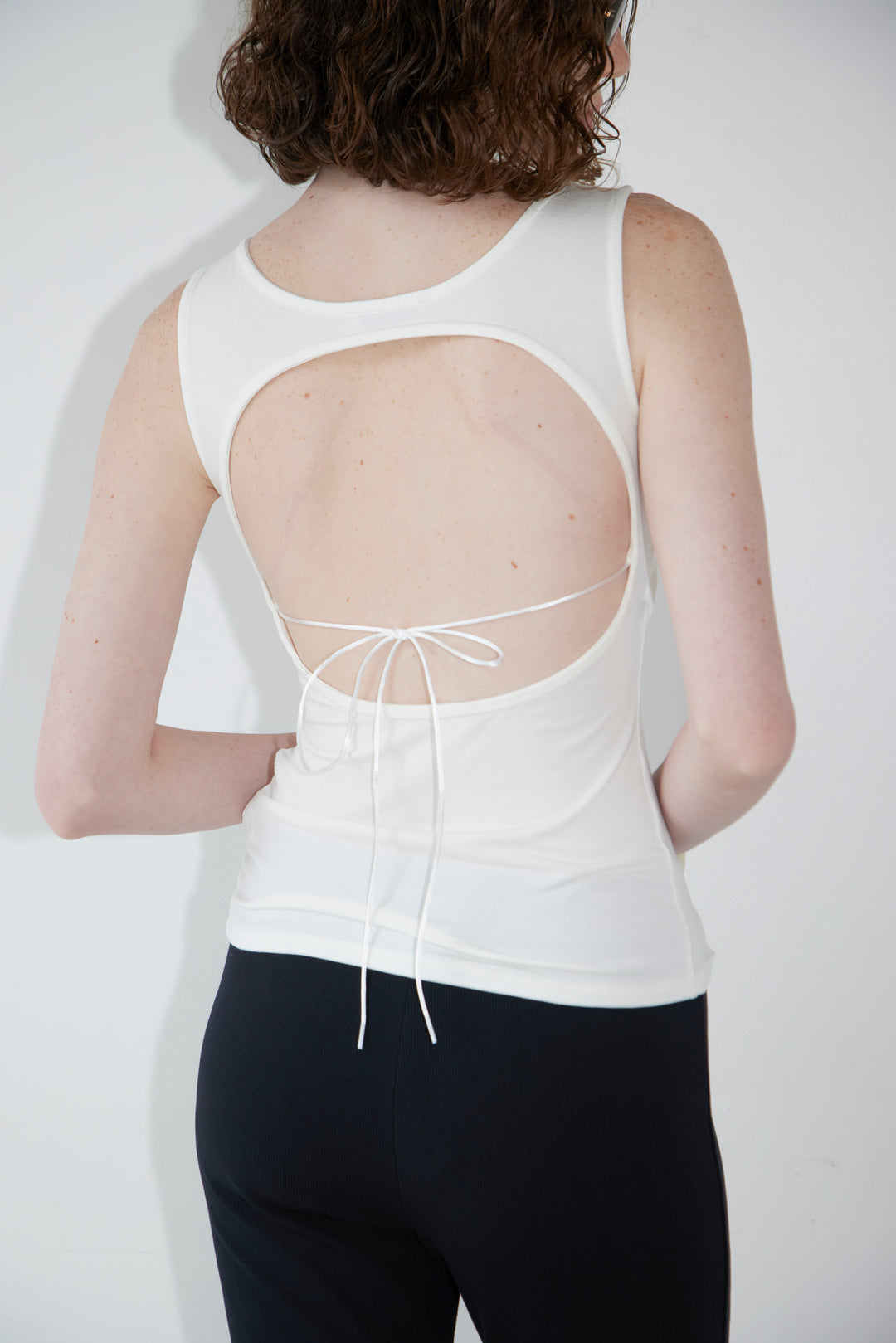 Collagen Open Back Tank Top