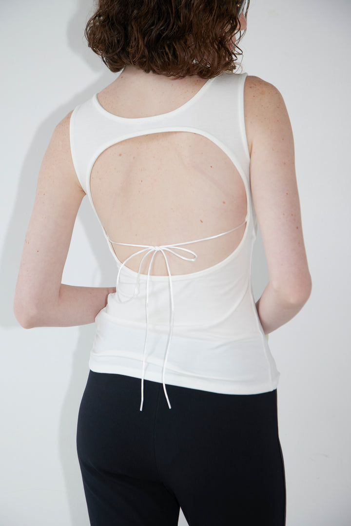 Collagen Open Back Tank Top