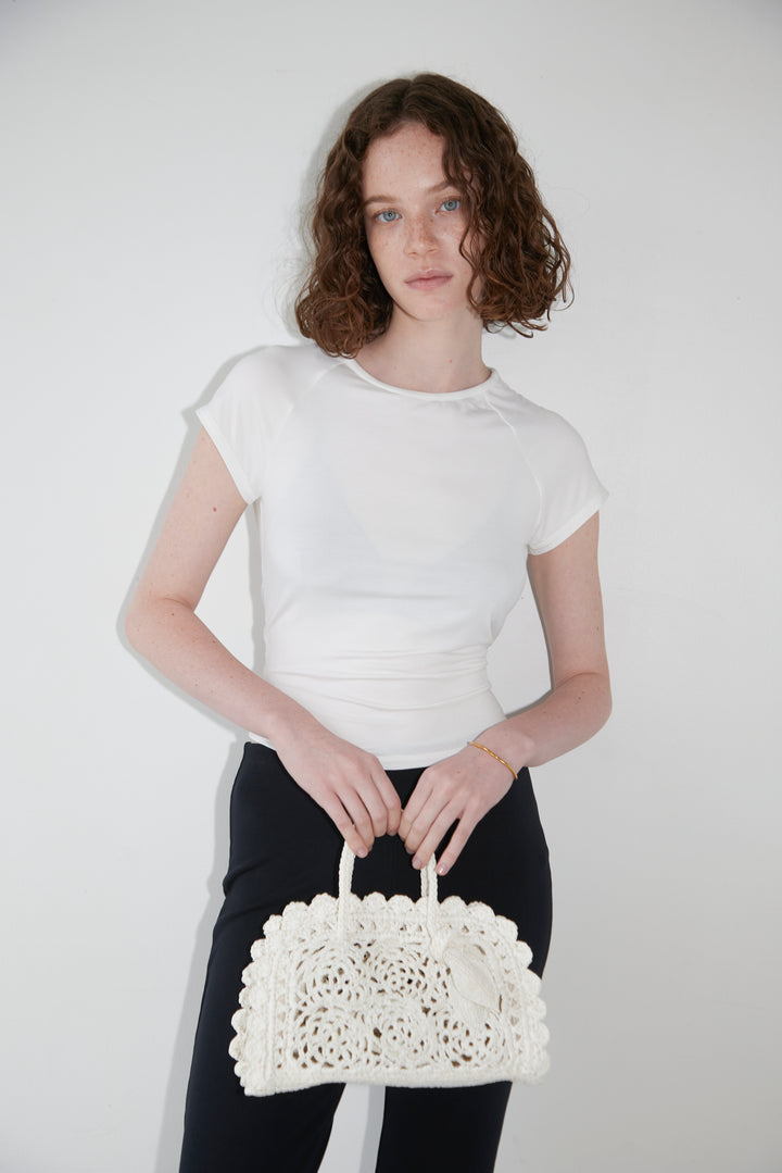 Collagen Raglan Sleeves Mini Tee