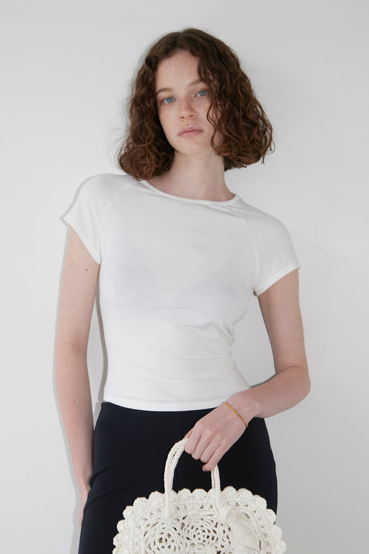 Collagen Raglan Sleeves Mini Tee