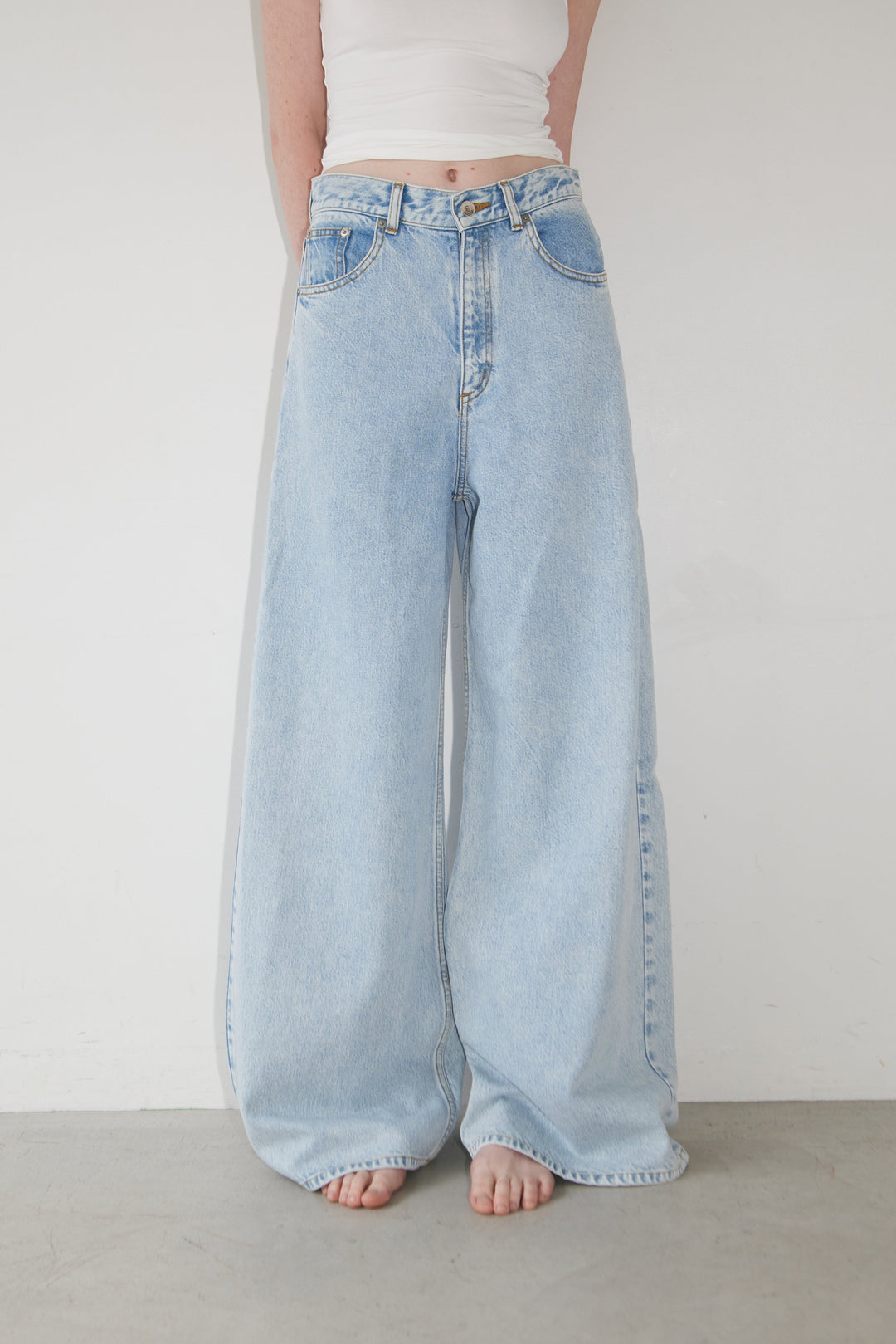 Collagen Baggy Denim Pants