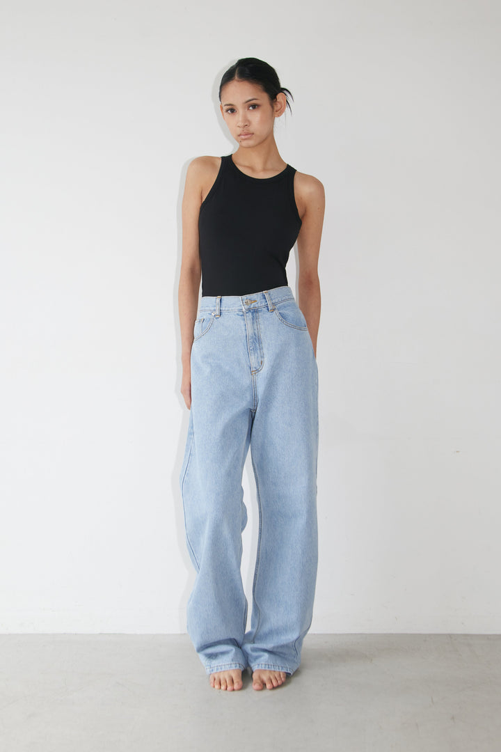 Collagen Straight-Fit Denim Pants