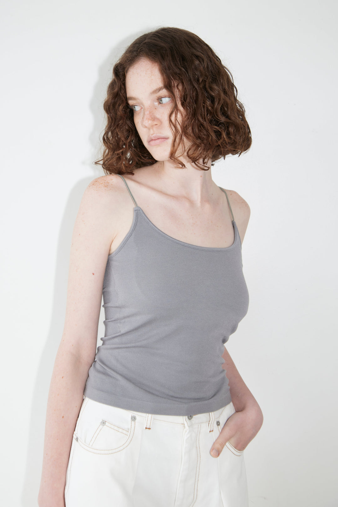 Collagen Ribbed Strappy Top