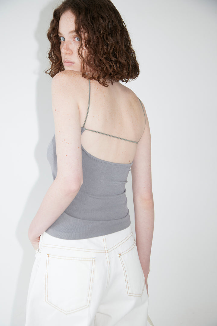 Collagen Ribbed Strappy Top
