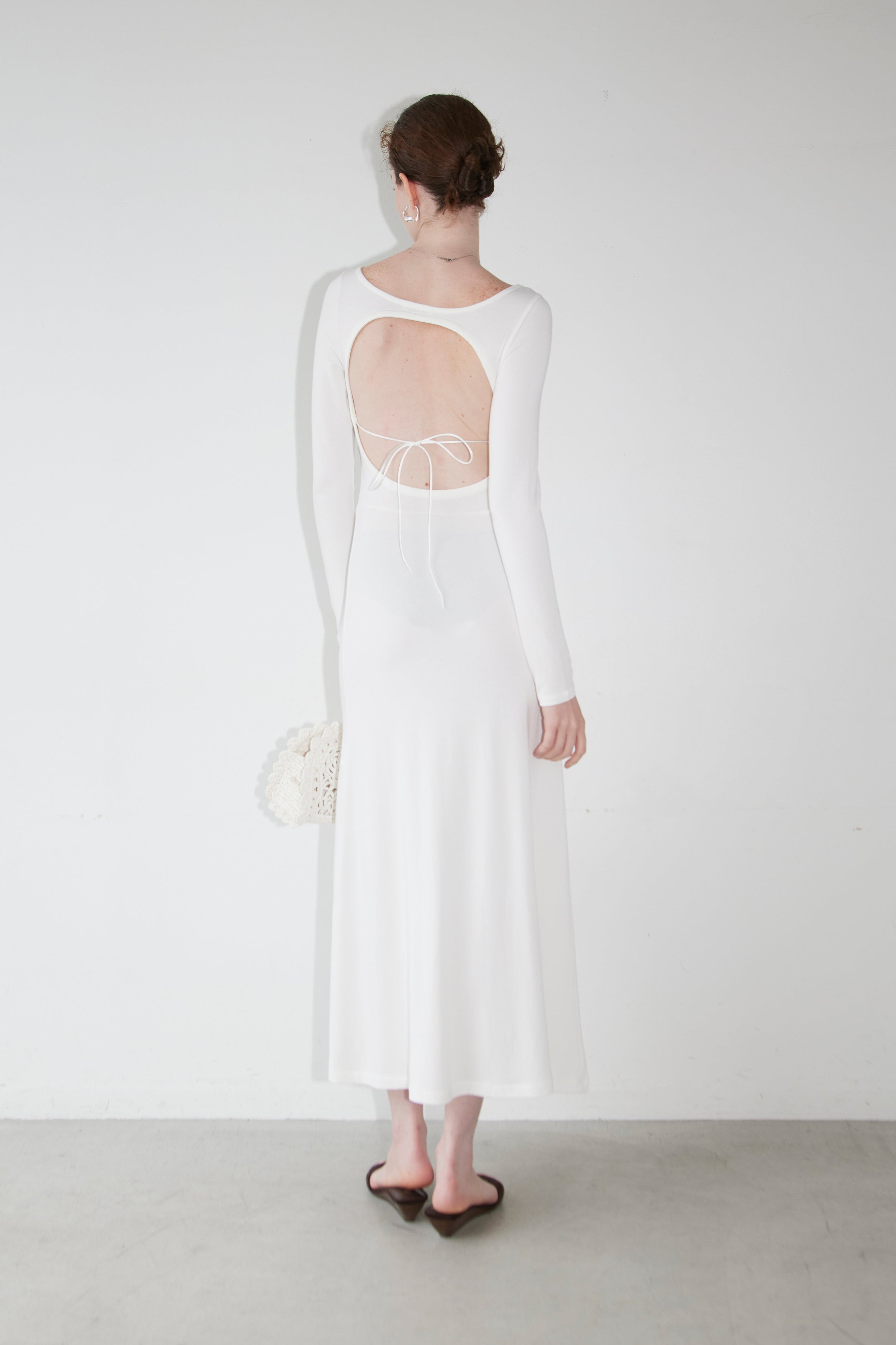 Collagen Open Back Dress – determ;