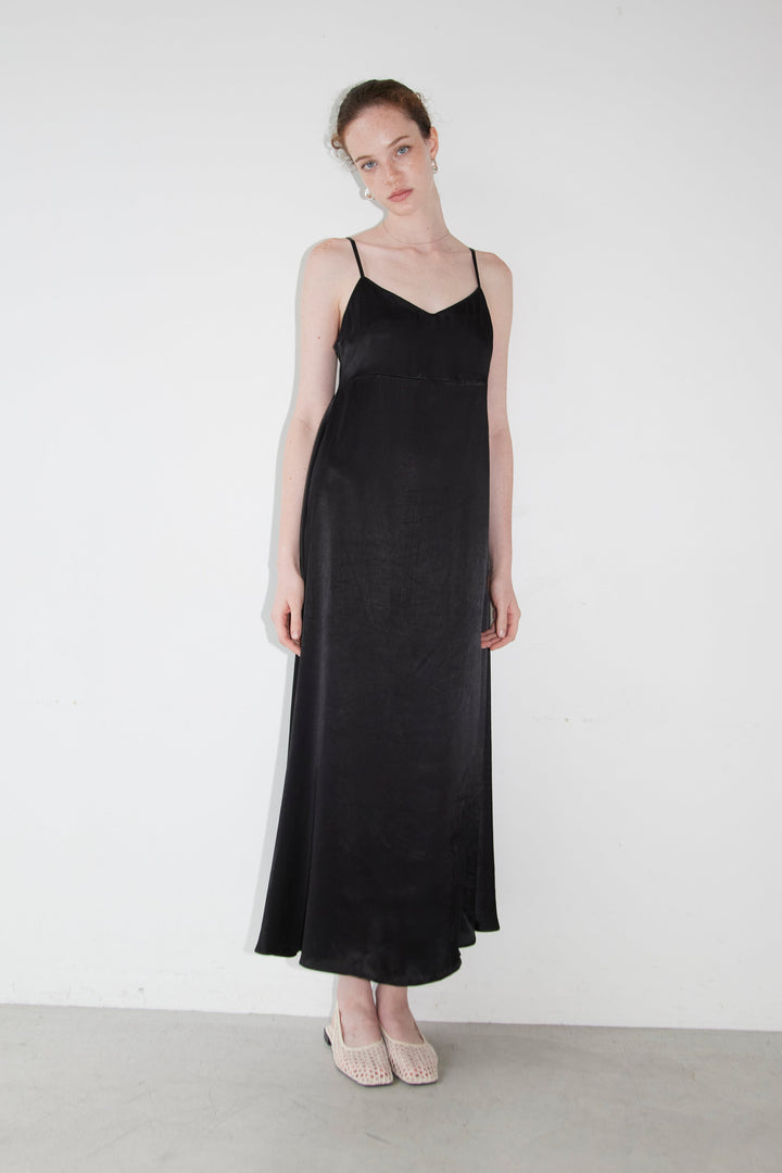 Collagen Satin Slip Dress