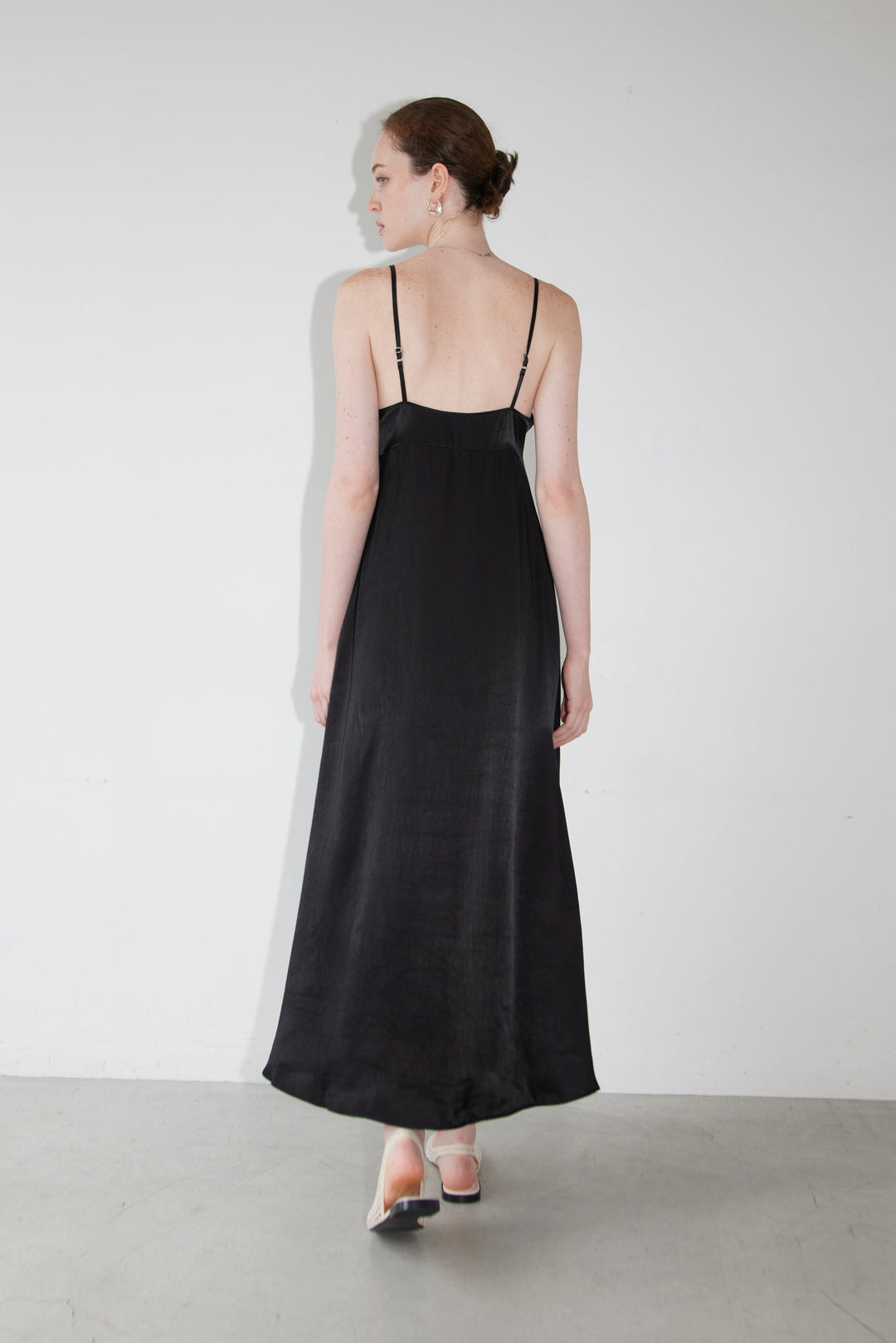 Collagen Satin Slip Dress