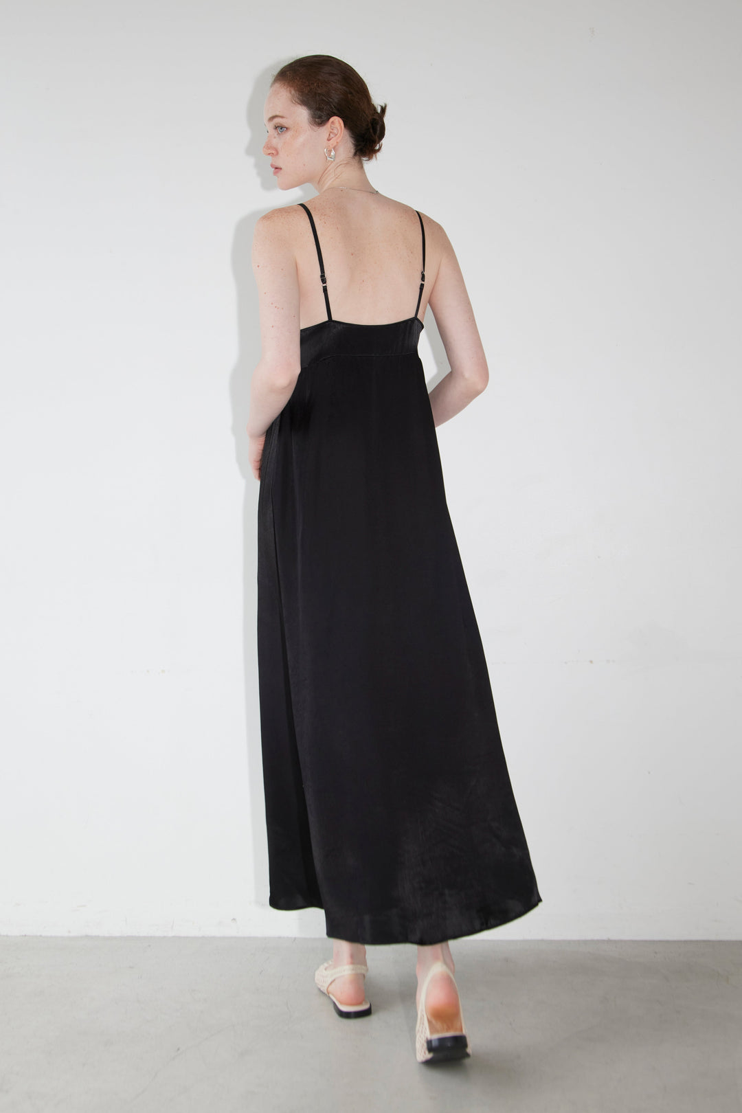Collagen Satin Slip Dress