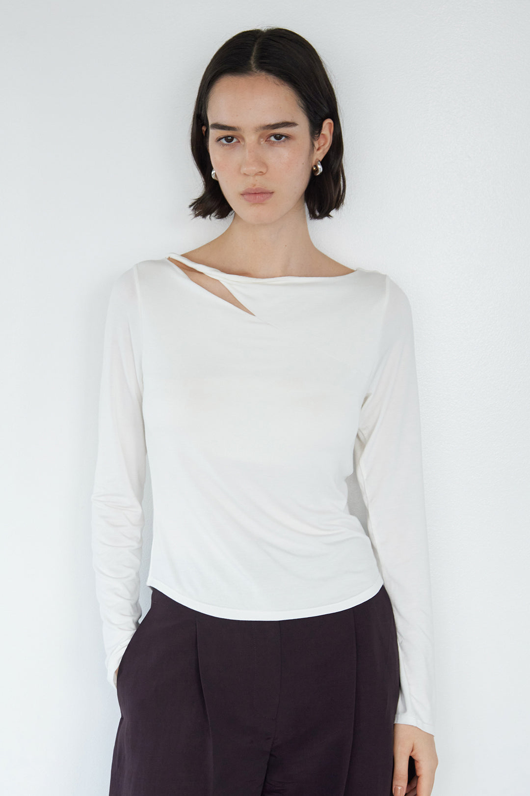 Collagen Cut-Out L/S Top