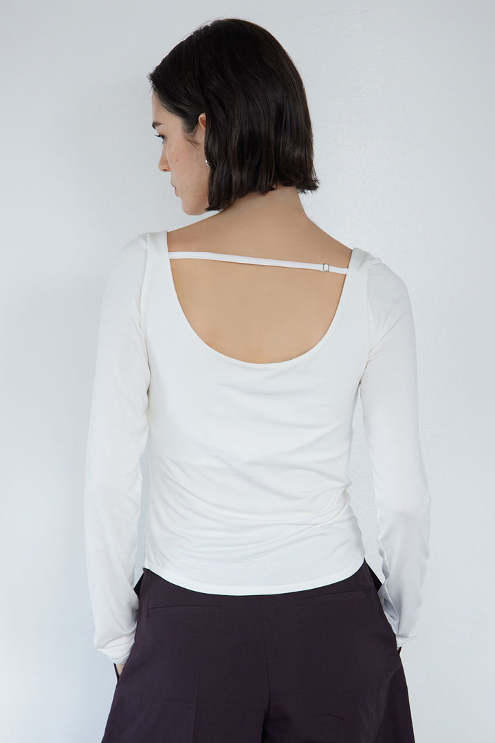 Collagen Cut-Out L/S Top