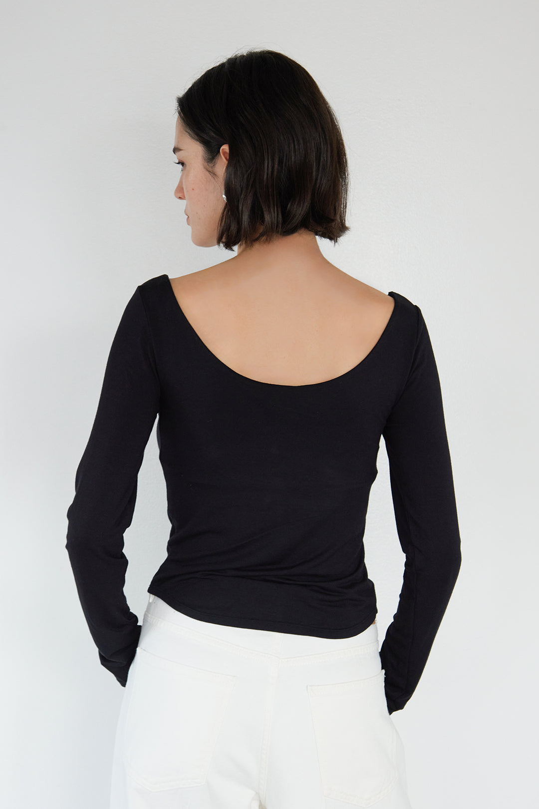 Collagen Cut-Out L/S Top