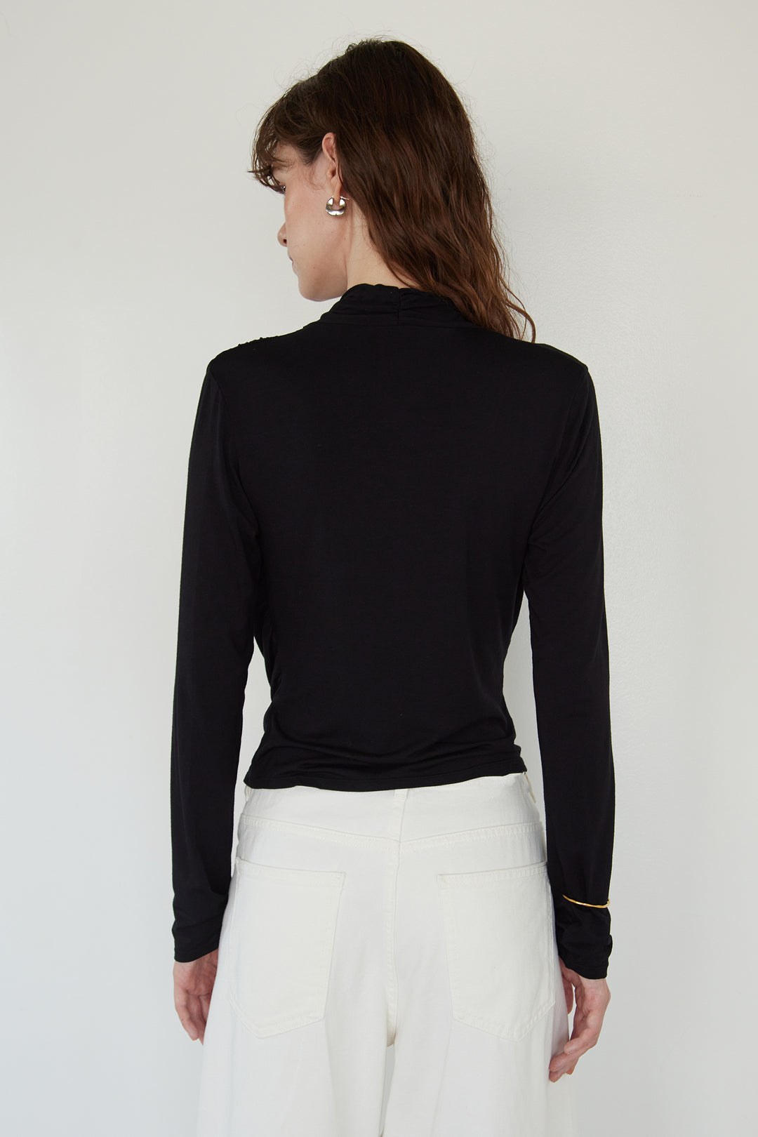 Collagen Draped Wrap Top