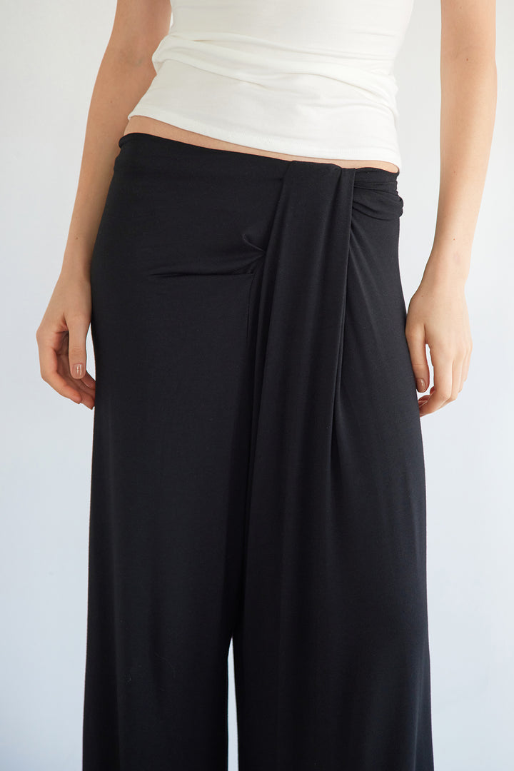 Collagen Draped Knot Pants