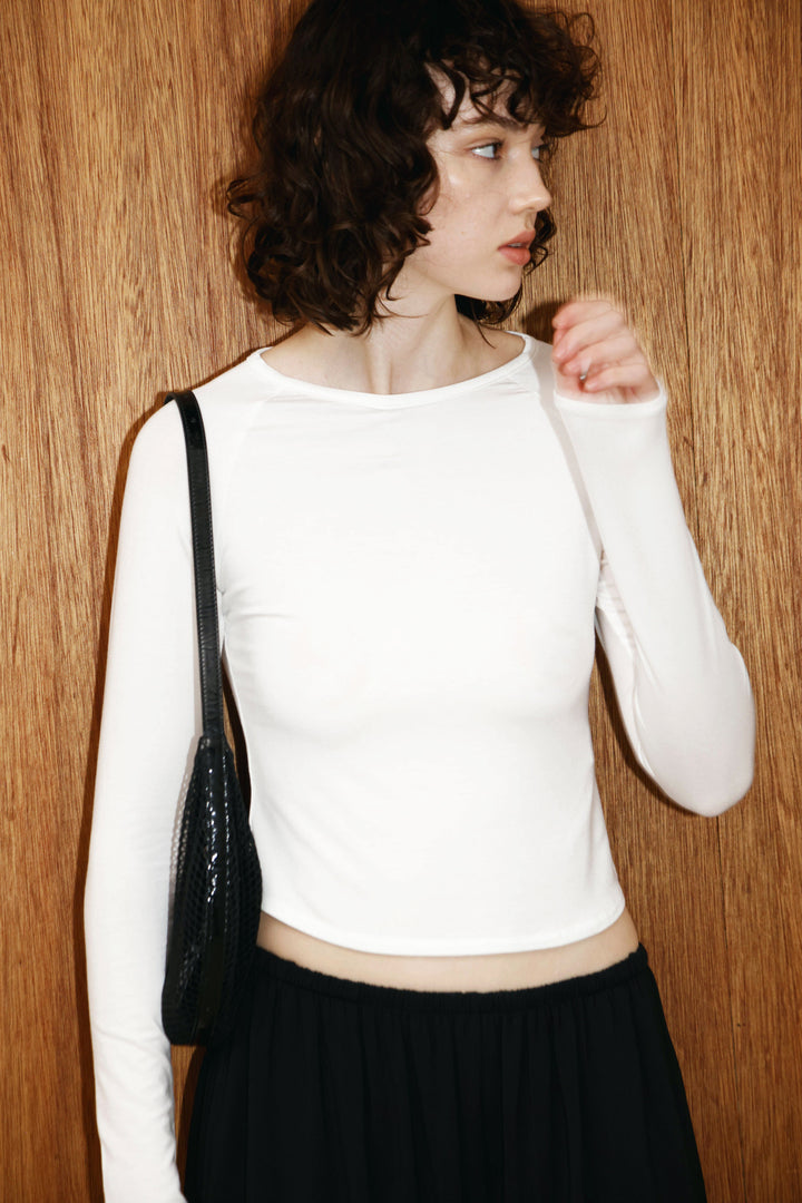 Collagen Raglan Long-Sleeve T-shirt