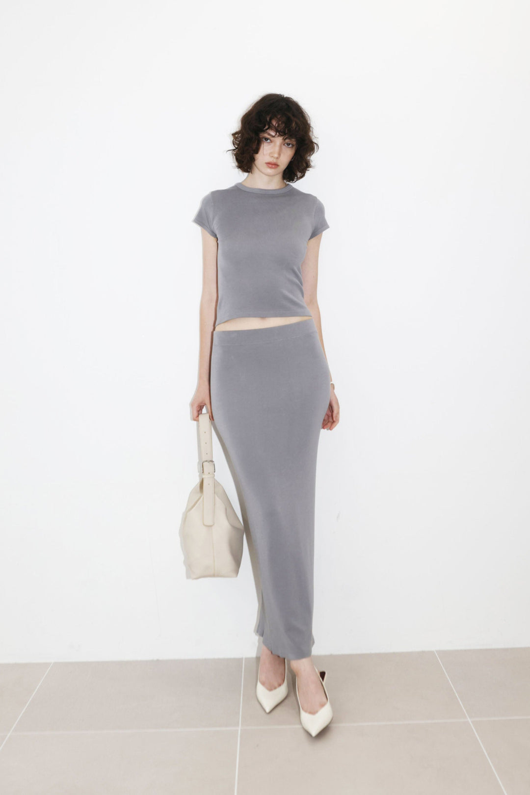 Collagen Ribbed T-Shirt