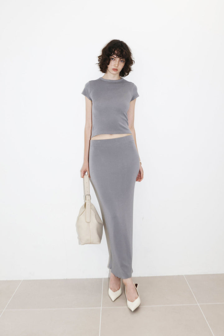 Collagen Ribbed T-Shirt