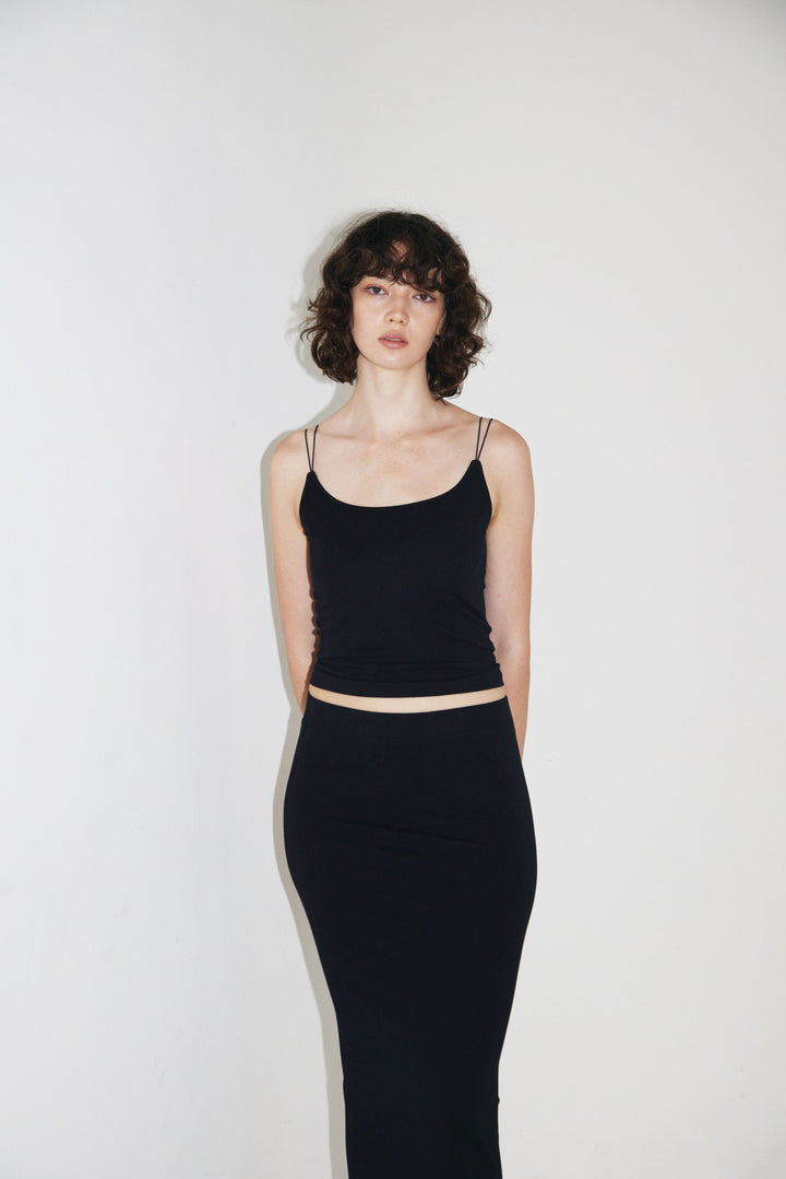 Collagen Ribbed Strappy Top