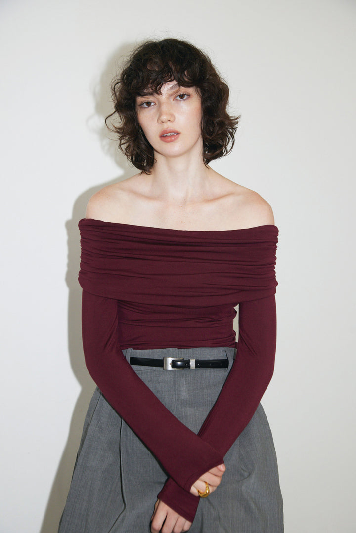 Collagen Off-Shoulder Top