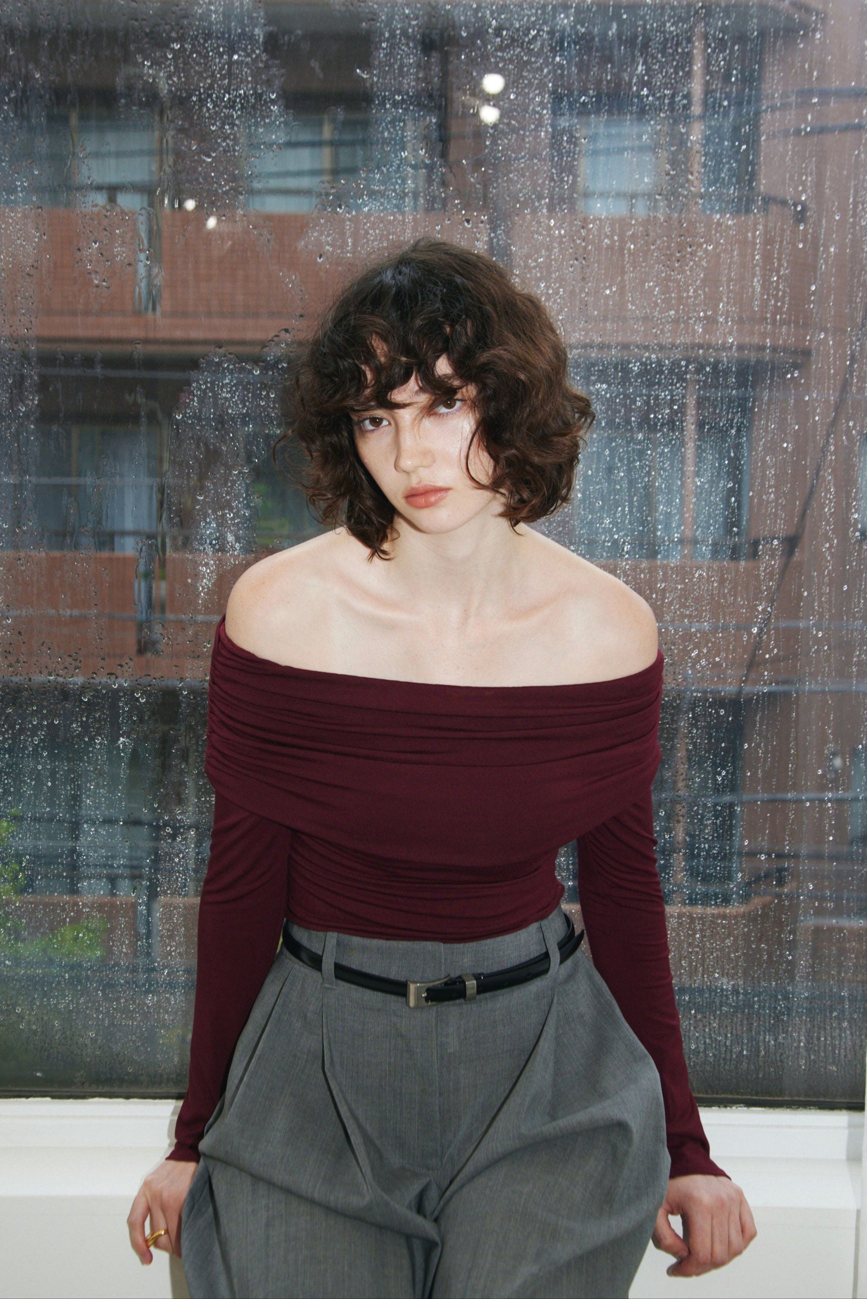 Collagen Off-Shoulder Top – determ;