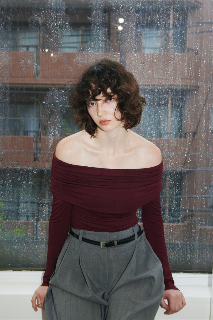Collagen Off-Shoulder Top