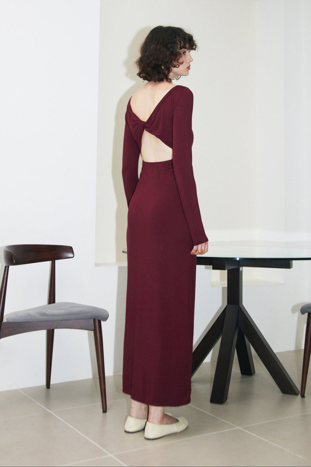 Collagen Twisted Back Dress