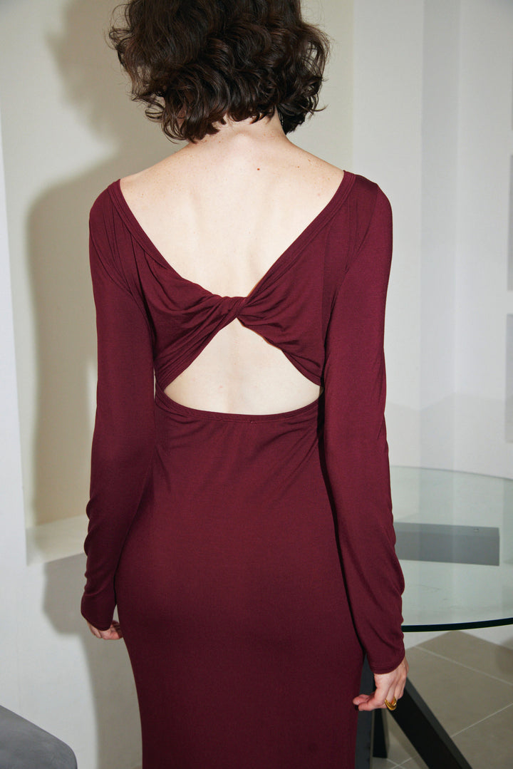 Collagen Twisted Back Dress