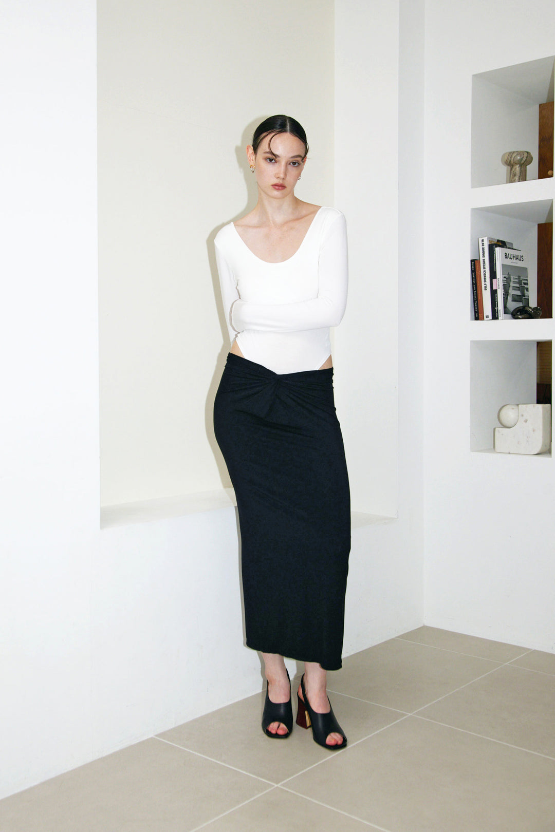 Collagen Scoop-Neck Bodysuit