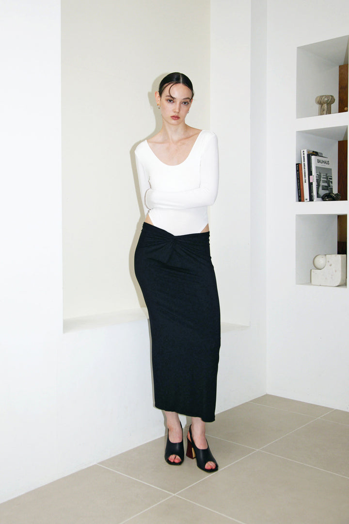Collagen Scoop-Neck Bodysuit