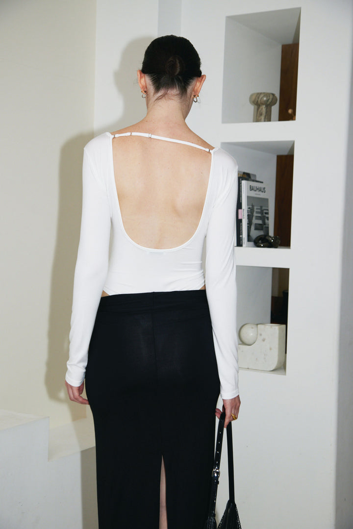 Collagen Scoop-Neck Bodysuit