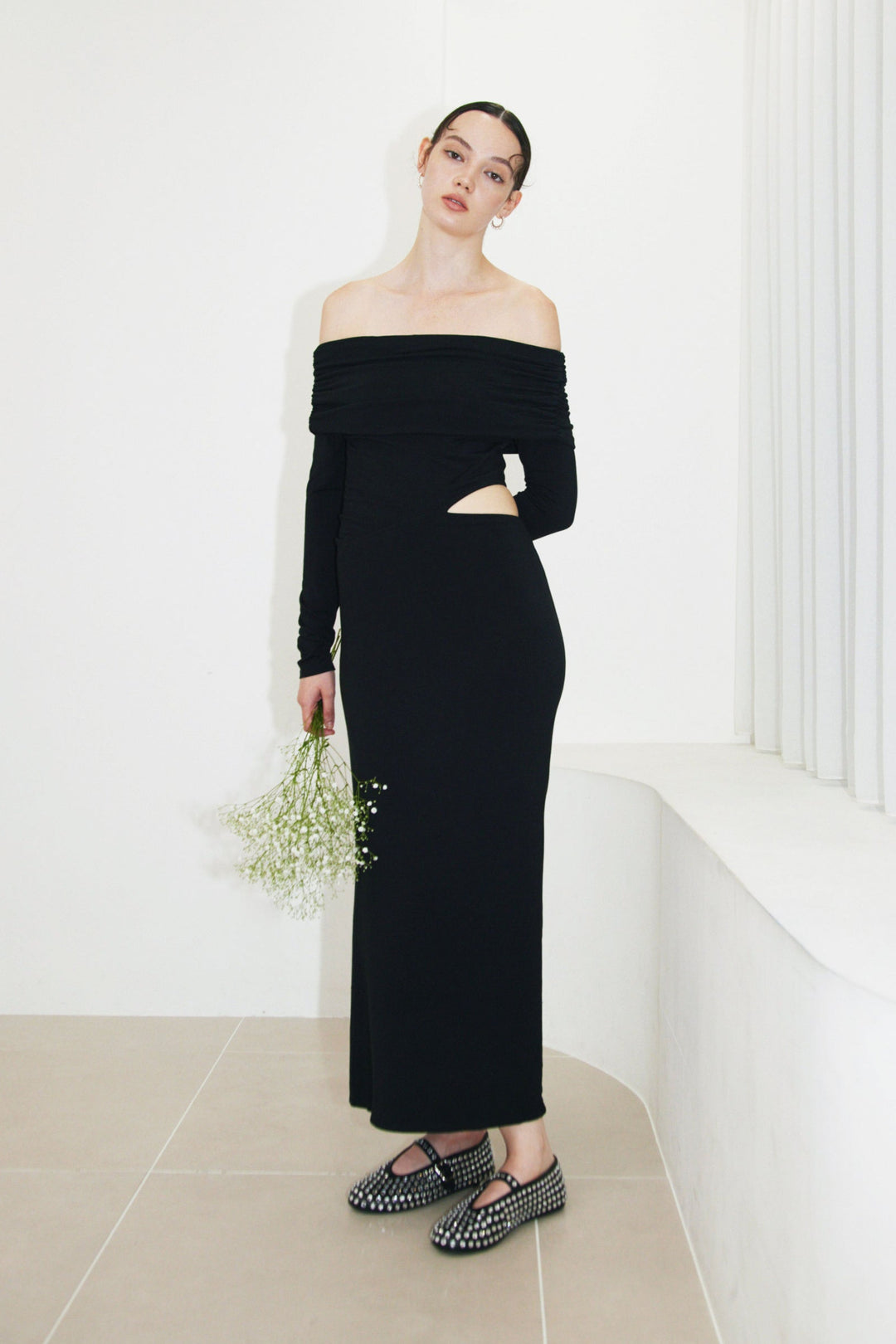 Collagen Off-Shoulder Dress