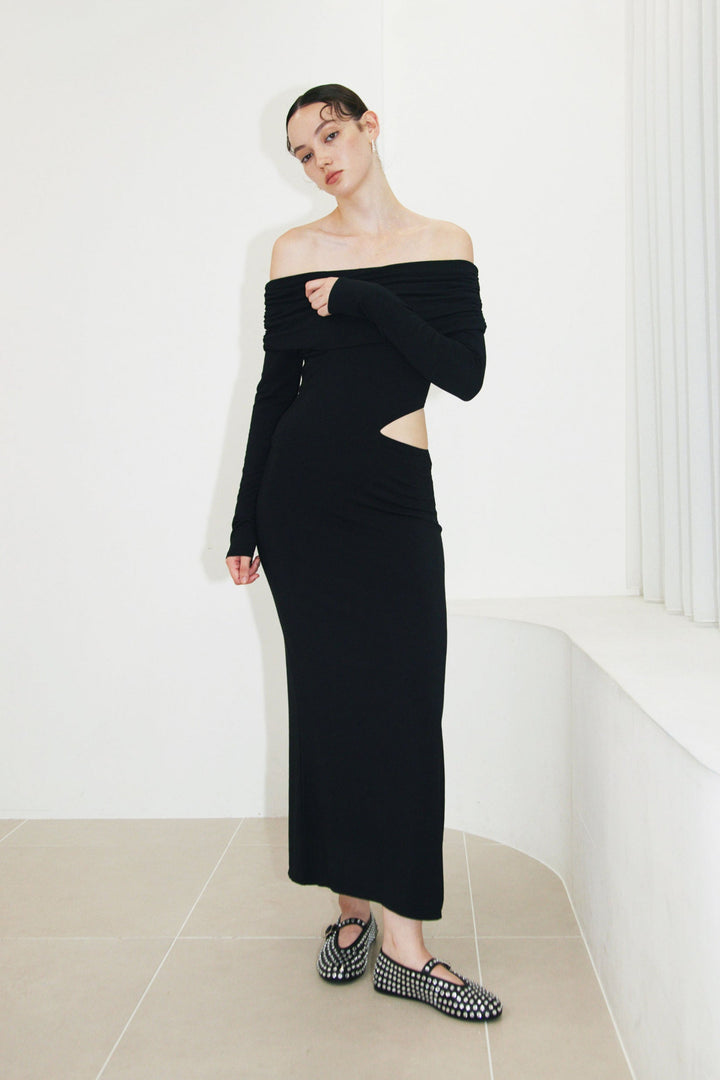 Collagen Off-Shoulder Dress