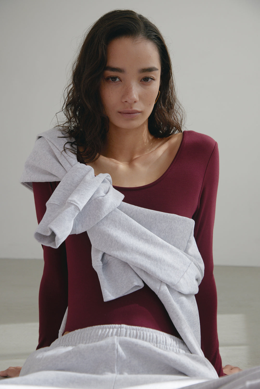 Collagen Scoop-Neck Bodysuit