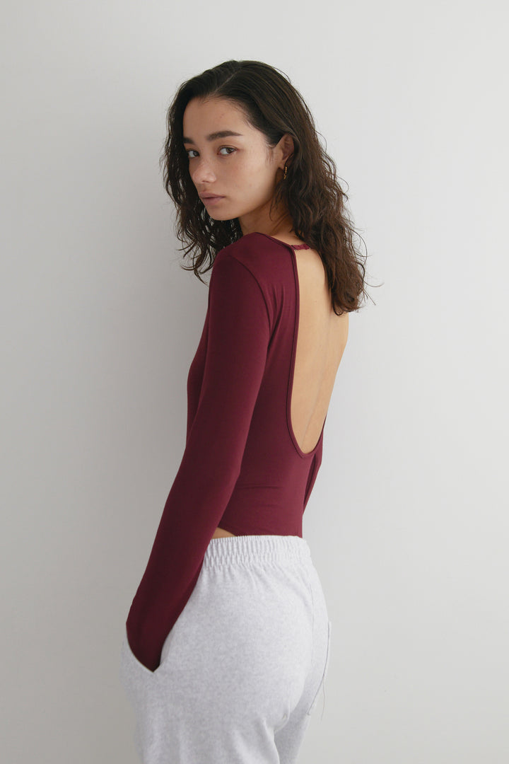 Collagen Scoop-Neck Bodysuit