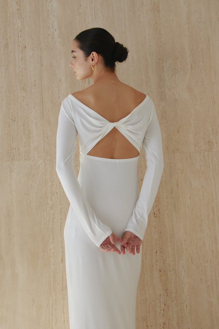 Collagen Twisted Back Dress