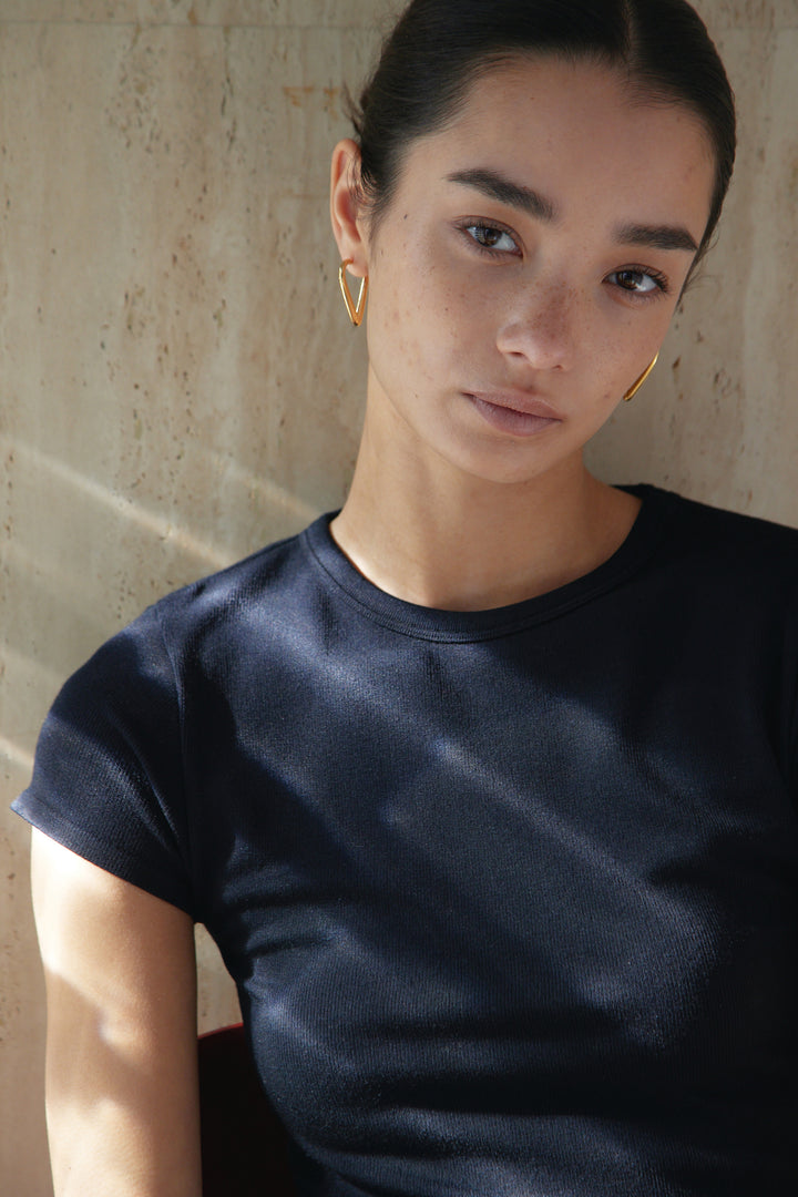 Collagen Ribbed T-Shirt