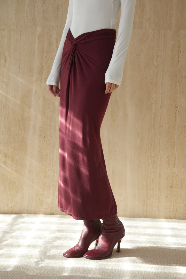 Collagen Knot Detail Skirt